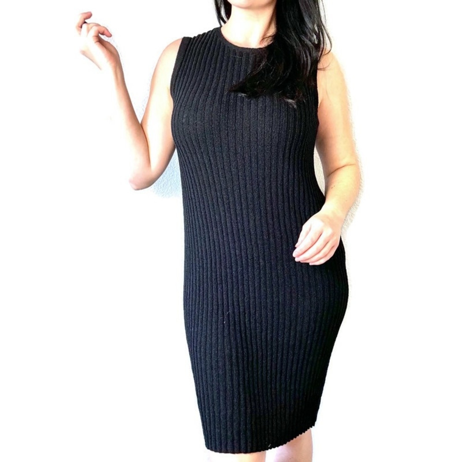 New James Perse Black Sweater Dress Size 4/ Us Xl